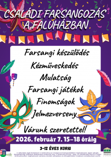 Családi farsang a Faluházban (02.07.)
