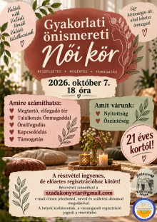 Gyakorlati önismereti női kör (10.07.)