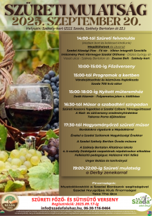 Szüreti Mulatság Szadán (09.20.)
