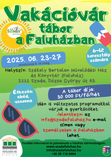 Vakációvár tábor a Faluházban