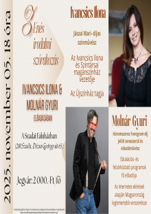 Zenés irodalmi szórakozás Ivancsics Ilonával és Molnár Gyurival (11.05.)